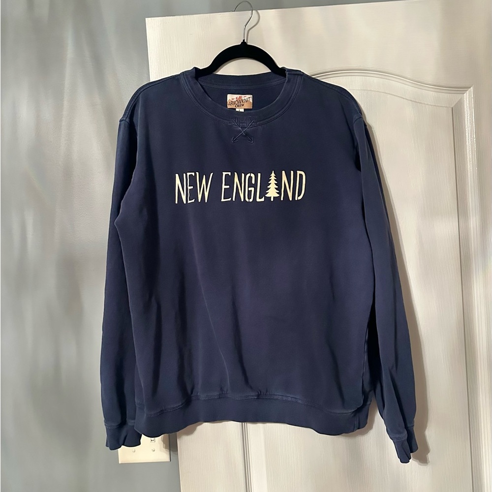 Kiel James Patrick KJP New England navy blue sweatshirt